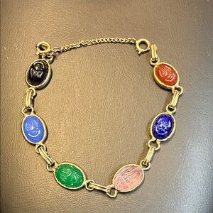 Vintage Scarab Glass